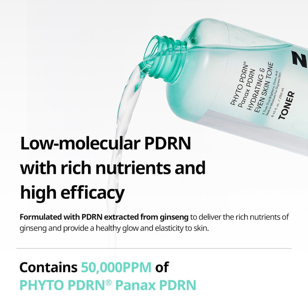 VT Cosmetics PDRN Toner för återfuktad hud med naturlig lyster