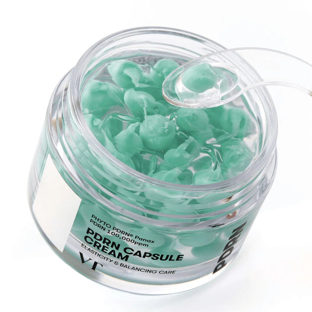 VT Cosmetics PHYTO PDRN capsule cream with ginseng for radiant skin